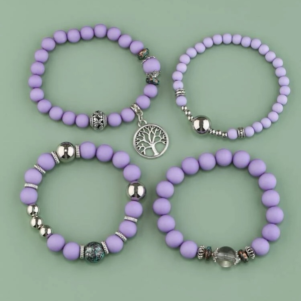4pcs beaded bracelet ✨